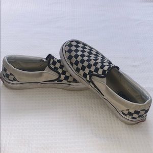 Checkers Slip on Vans!!